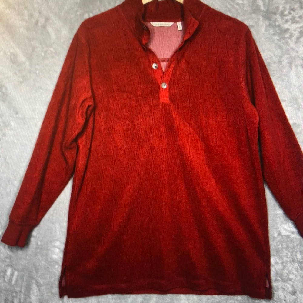 Red Long Sleeve Pullover